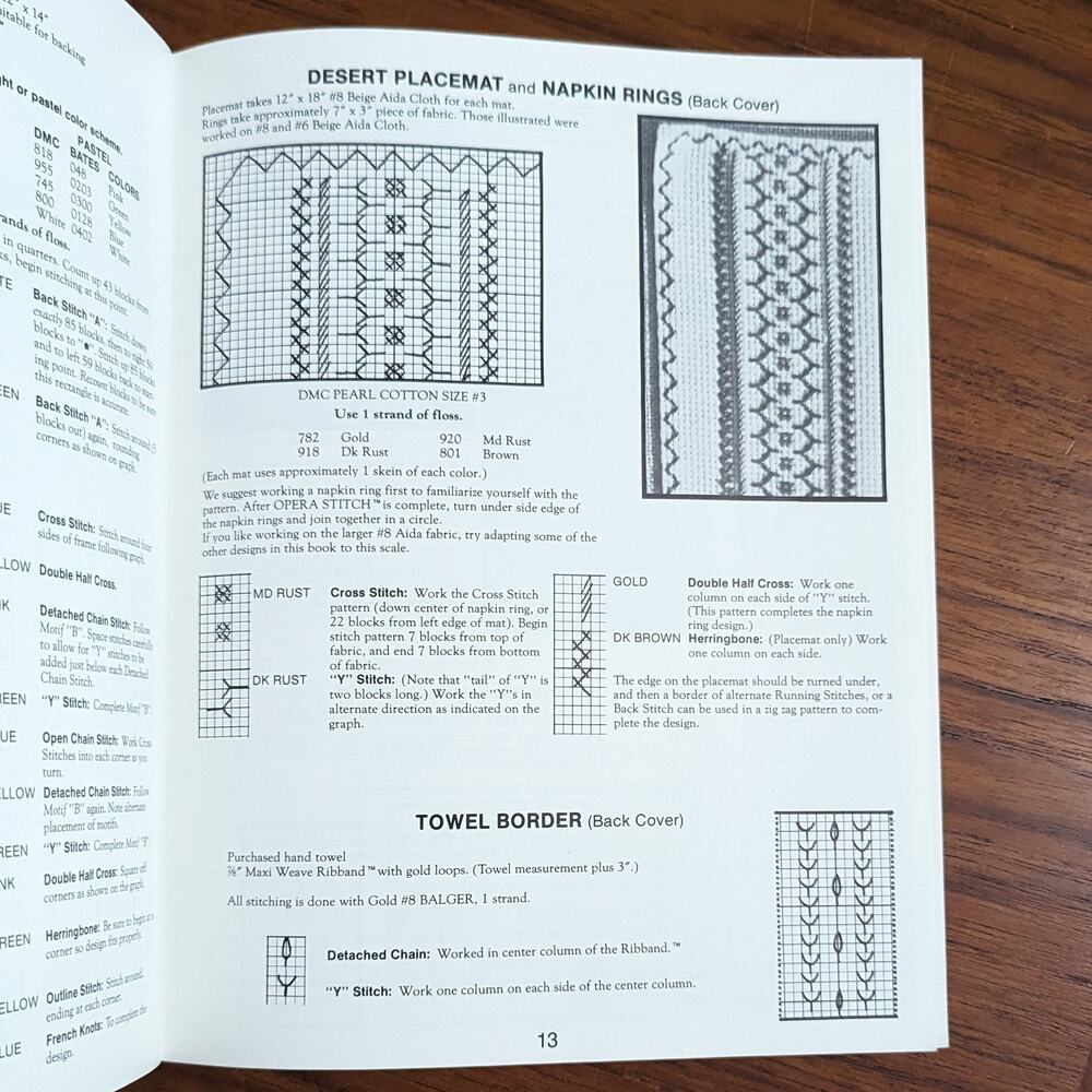 Learn to Opera Stitch Intro Pattern Book 1982 - Picture 3 of 5